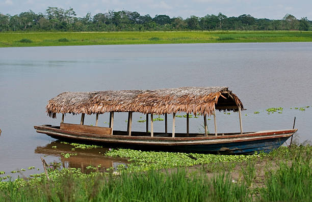 Amazon Boat stock photo