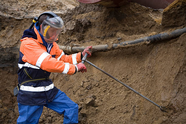 istock Taking samples of the soil, environmental research. 174614951