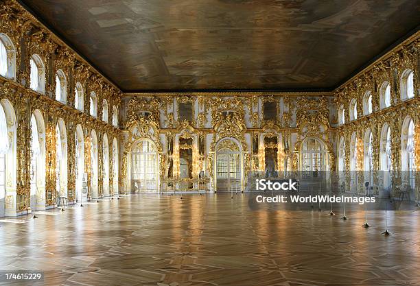 Katherines Palace Pushkin Russia Stock Photo - Download Image Now - Palace, Ballroom, Indoors