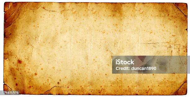 Carta Grunge - Fotografie stock e altre immagini di Vecchio - Vecchio, Spazio vuoto, Striscione - Segnale