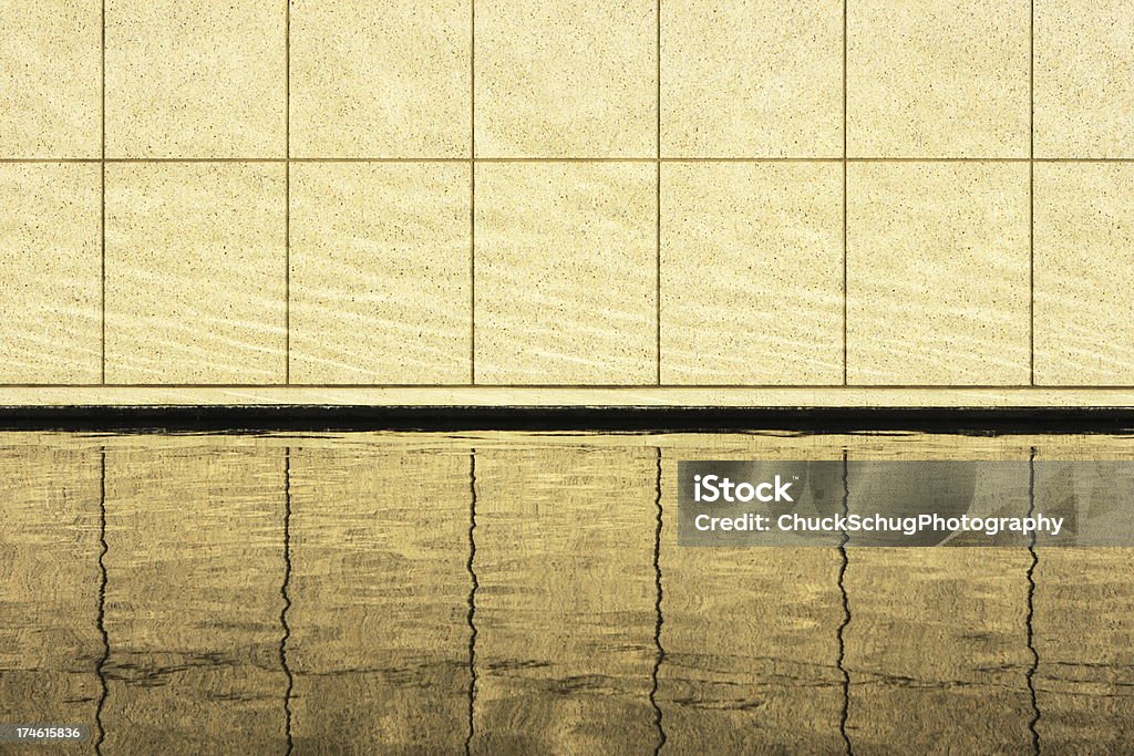 Reflecting Pool-Brunnen Wand Reflexion - Lizenzfrei Abstrakt Stock-Foto
