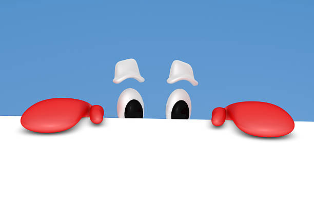 istock Peek out of Hole 174616369