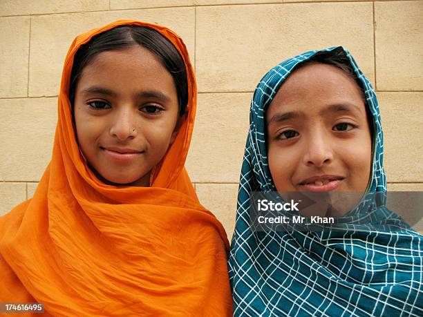Girls Stock Photo - Download Image Now - Child, Dupatta, India