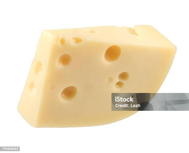 Cheese Stock Photo - Download Image Now - Cheese, Cross Section, Cut Out