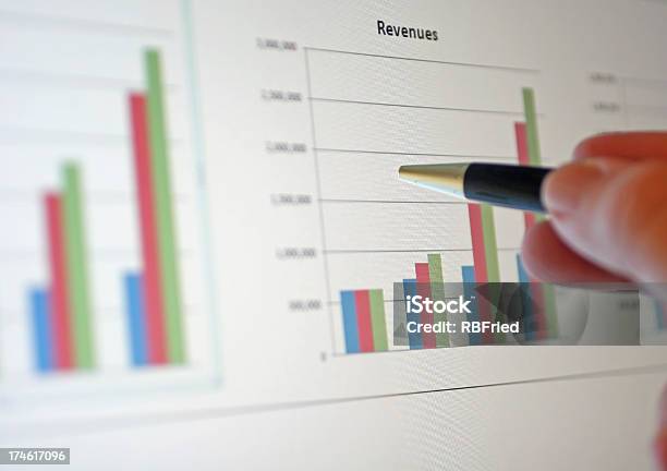 A Bar Graph Showing An Increase In Revenue Stock Photo - Download Image Now - Revenue, Sales Occupation, Chart