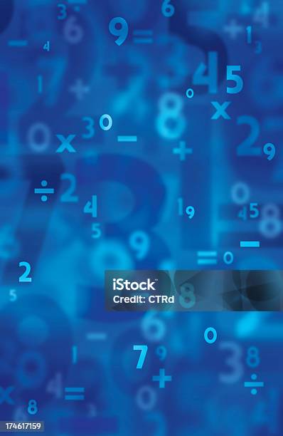 Background Numbers Stock Photo - Download Image Now - Mathematics, Mathematical Symbol, Backgrounds