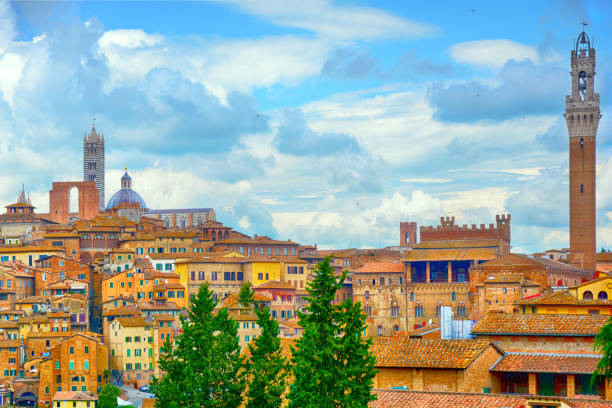 istock Panoramic view of Siena, Italy 1746179554