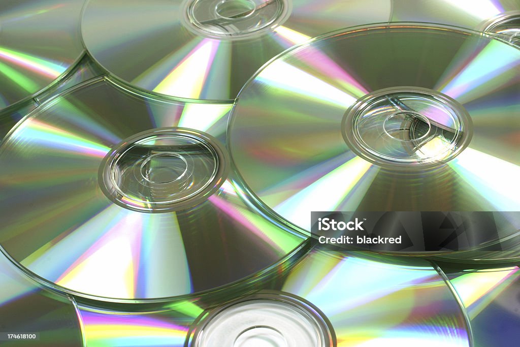 Compact Disc - Lizenzfrei Biegung Stock-Foto