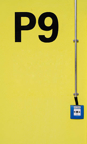 istock Parking Level Sign and Emergency Call 174618254