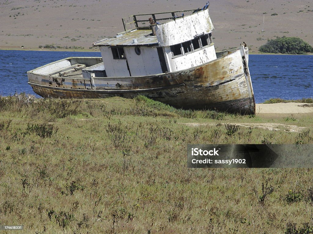 Stary Holownik Beached na emeryturze - Zbiór zdjęć royalty-free (Antyczny)