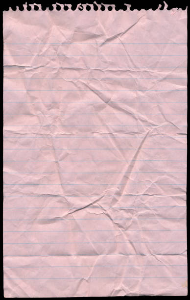 istock Pink wrinkled paper 174618440