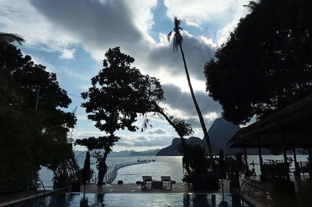 istock Philippines, landscape at dusk by the sea 1746186023
