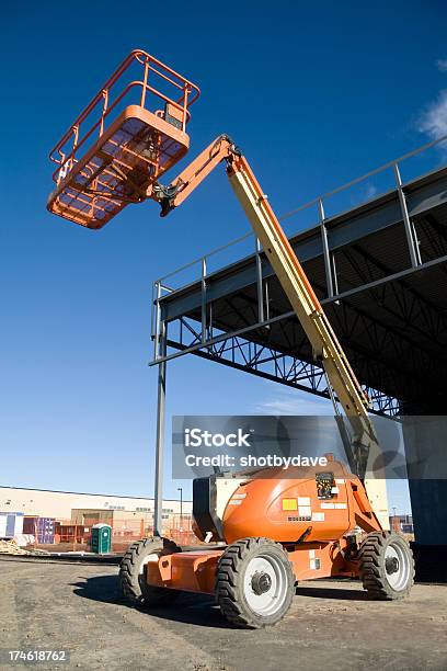 Human Lift Stock Photo - Download Image Now - Scissor Lift, Cherry Picker, Mobile Crane