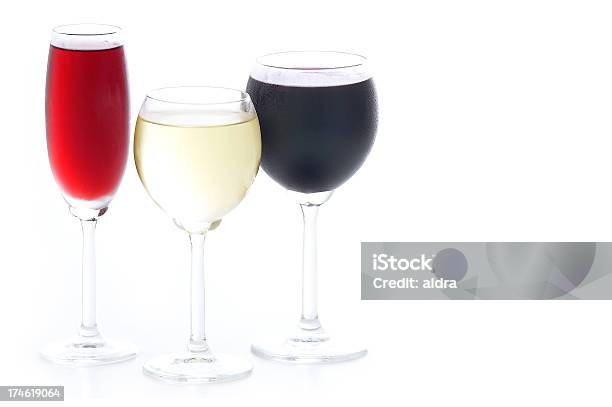 3색 와인 0명에 대한 스톡 사진 및 기타 이미지 - 0명, 단일 객체, 마실 것