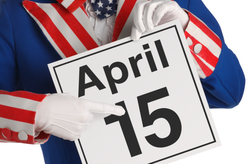 April 15th, tax day in the United States.