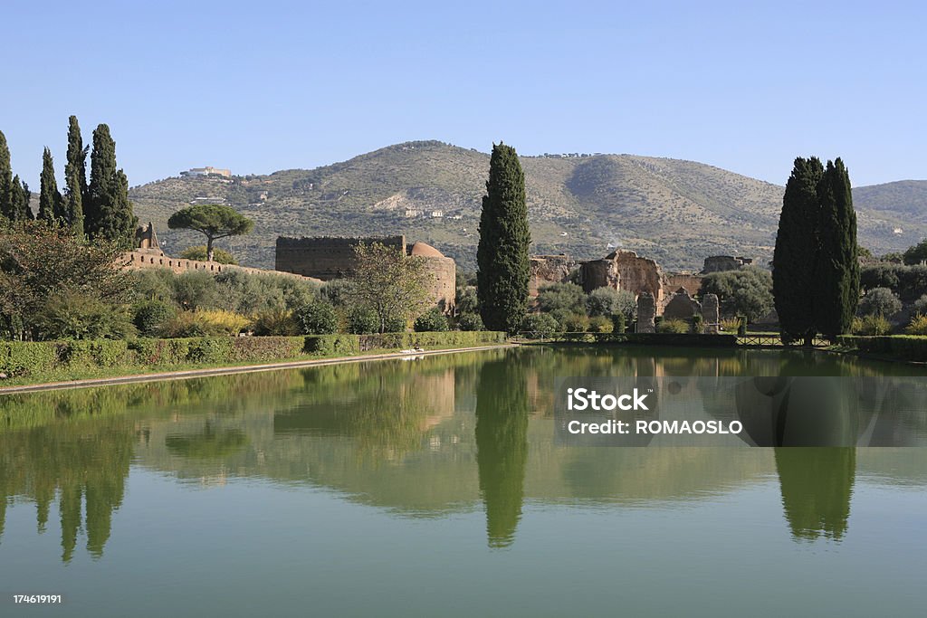 Villa Hadrians von Tivoli, Italien - Lizenzfrei Alt Stock-Foto