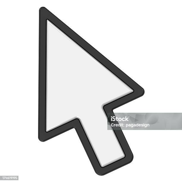 Cursor Arrow Stock Photo - Download Image Now - Cursor, Arrow Symbol, Three Dimensional