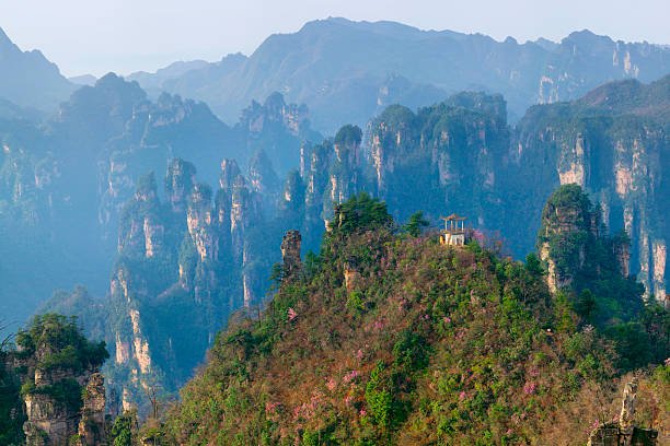 Tian Men Mountains in Zhangjiajie,China