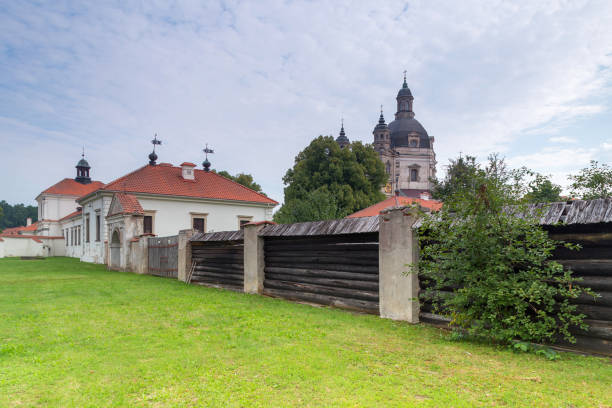 Il nonasterio di Pazaislis e la chiesa della visitazione - foto stock