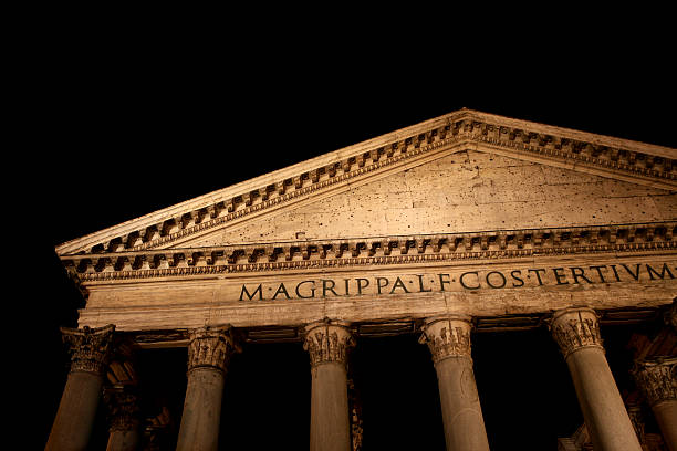 istock Pantheon in Rome at night, Italy 174619319