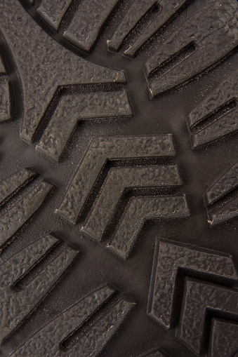 Close up of a rubber sole