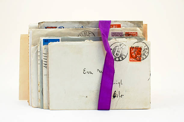 istock Bundle of old love letters. 174619523