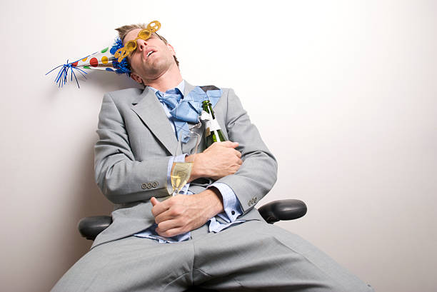 istock Too Much New Year's Champagne 174619646