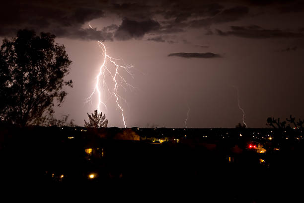 Lightning Storm stock photo