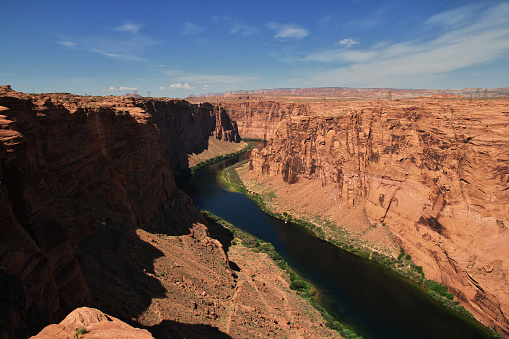 Dam on Colorado river in Arizona, Paige