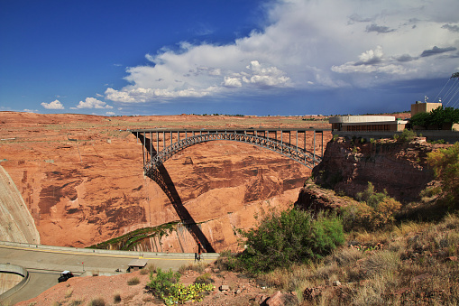 Dam on Colorado river in Arizona, Paige