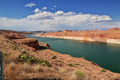 Dam on Colorado river in Arizona, Paige