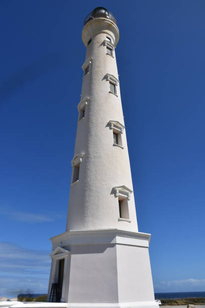 istock Towering Lighthouse Reaching up to the Sky in Aruba 1746200548