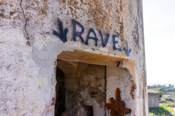 istock Entrance to an illegal rave 1746205289