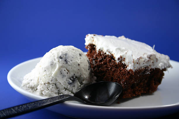 Cake n Ice Cream stock photo