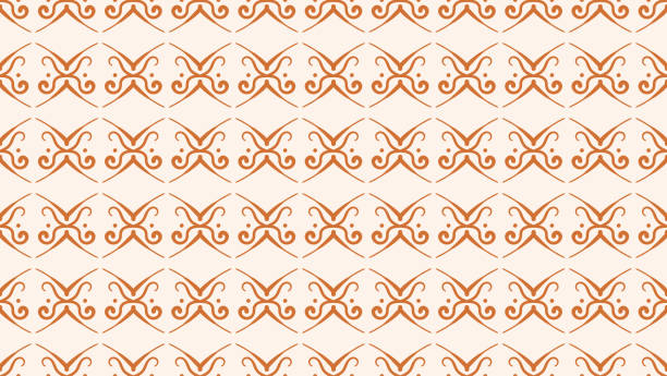 istock Damask organic leaves seamless pattern. Oriental floral ornament. For backgrounds, wallpapers, textiles, and fashion. 1746215956