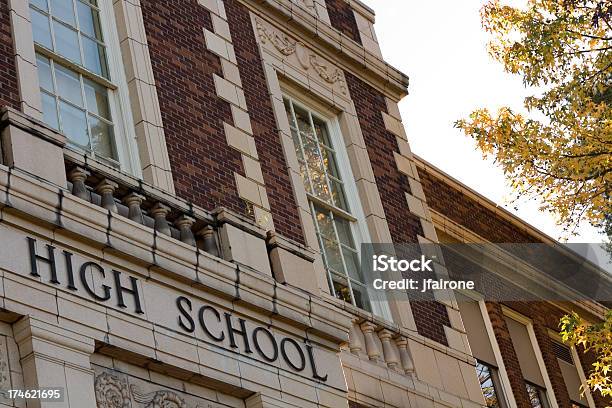 High School Stock Photo - Download Image Now - High School Building, Outdoors, Building Exterior