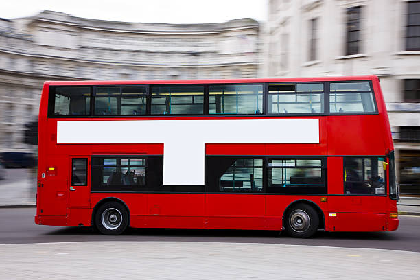 ônibus de dois andares de londres - red bus - fotografias e filmes do acervo