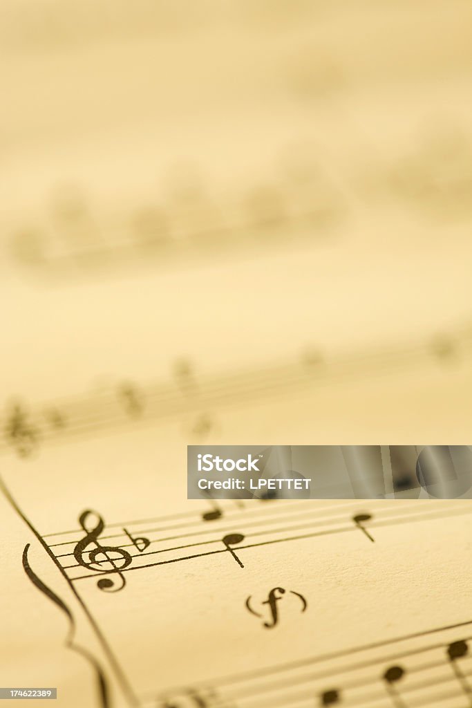 Foglio di musica - Foto stock royalty-free di Antico - Vecchio stile