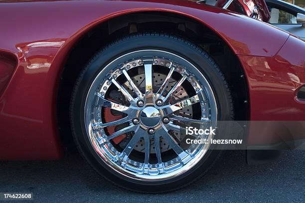 Car Wheel Closeup Stock Photo - Download Image Now - Shiny, Tire - Vehicle Part, Car