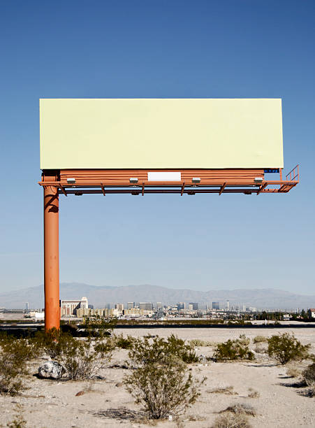 A blank road sign in the middle of nowhere.