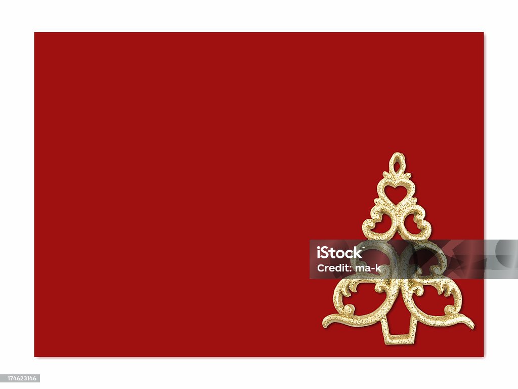 Cartão de Felicitação - Foto de stock de Bola de Árvore de Natal royalty-free