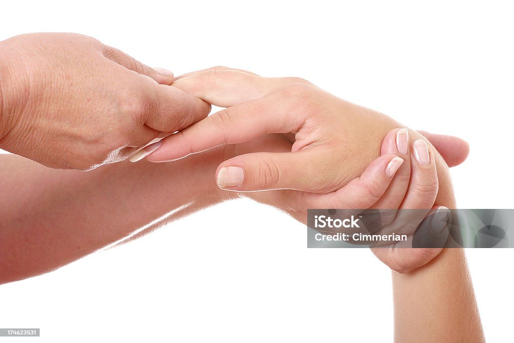 Hand massage - Lizenzfrei Anatomie Stock-Foto