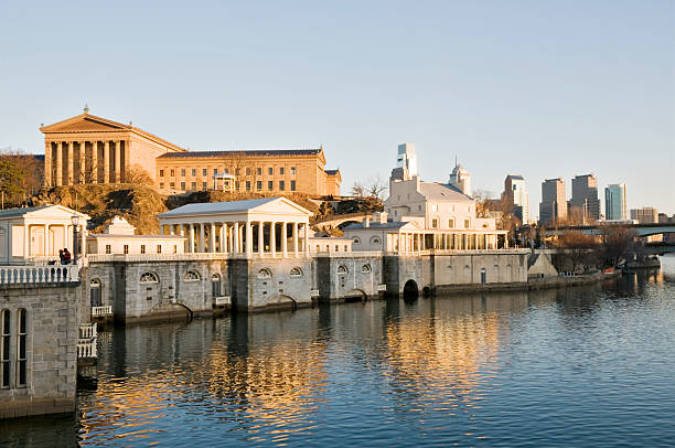 istock Philadelphia Art museum and downtown 174624324