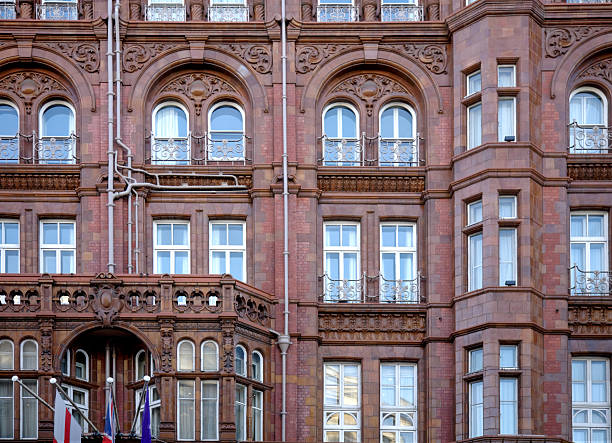 istock Elegant Hotel Facade, Manchester-More in Lightboxes Below 174624643