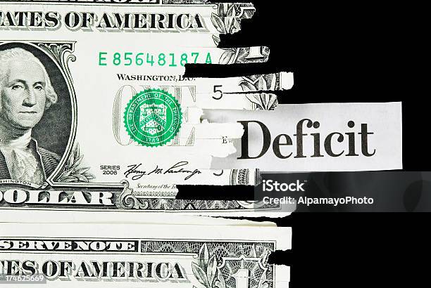 Deficit Di Bilancioiii - Fotografie stock e altre immagini di Affari - Affari, Attività commerciale, Bancarotta