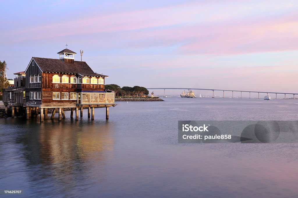 Panoramica della baia di San Diego - Foto stock royalty-free di Acqua