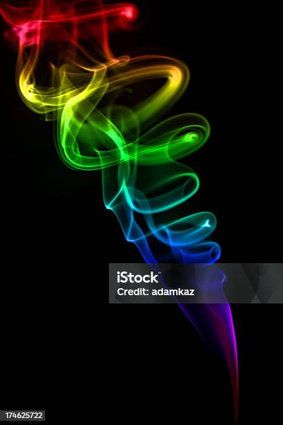 Abstrato De Fumo - Fotografias de stock e mais imagens de Arco-Íris - Arco-Íris, Fumo, Abstrato