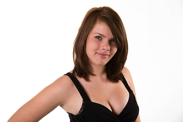 istock Portrait of beautiful brunette 174625838