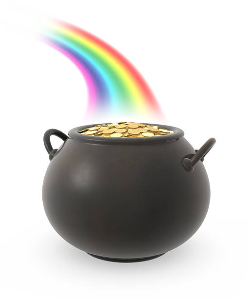 istock Pot of gold 174625988