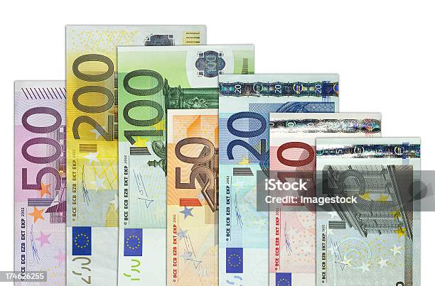 Waluta Europejska - zdjęcia stockowe i więcej obrazów Banknot - Banknot, Banknot 100 euro, Banknot 200 euro